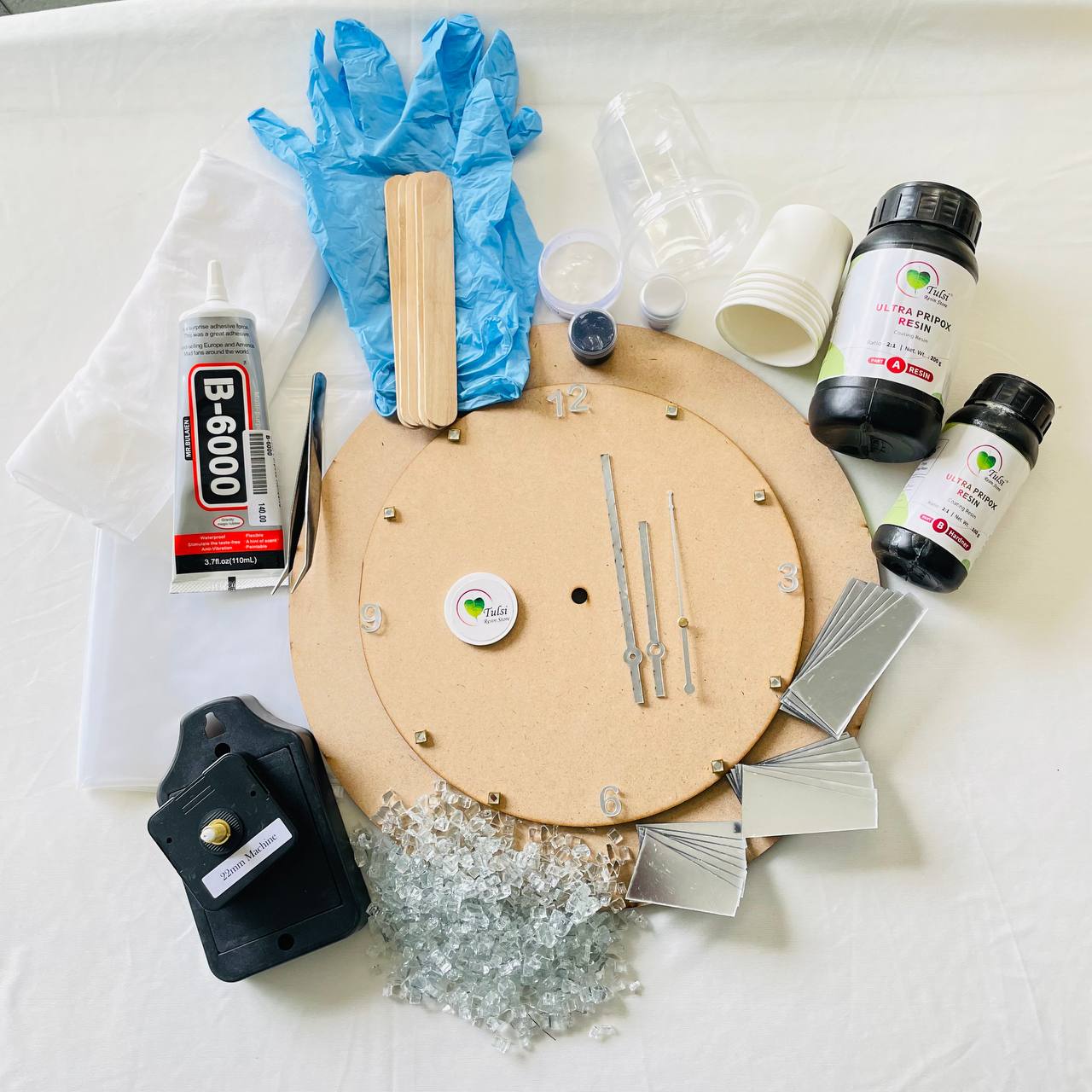 DIY Mirror Clock Kit