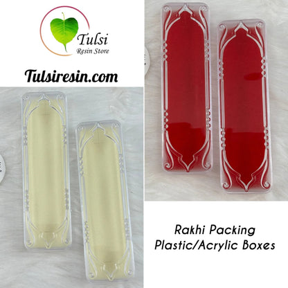 Rakhi Packing Box (B) - Plastic Tulsi Resin Store
