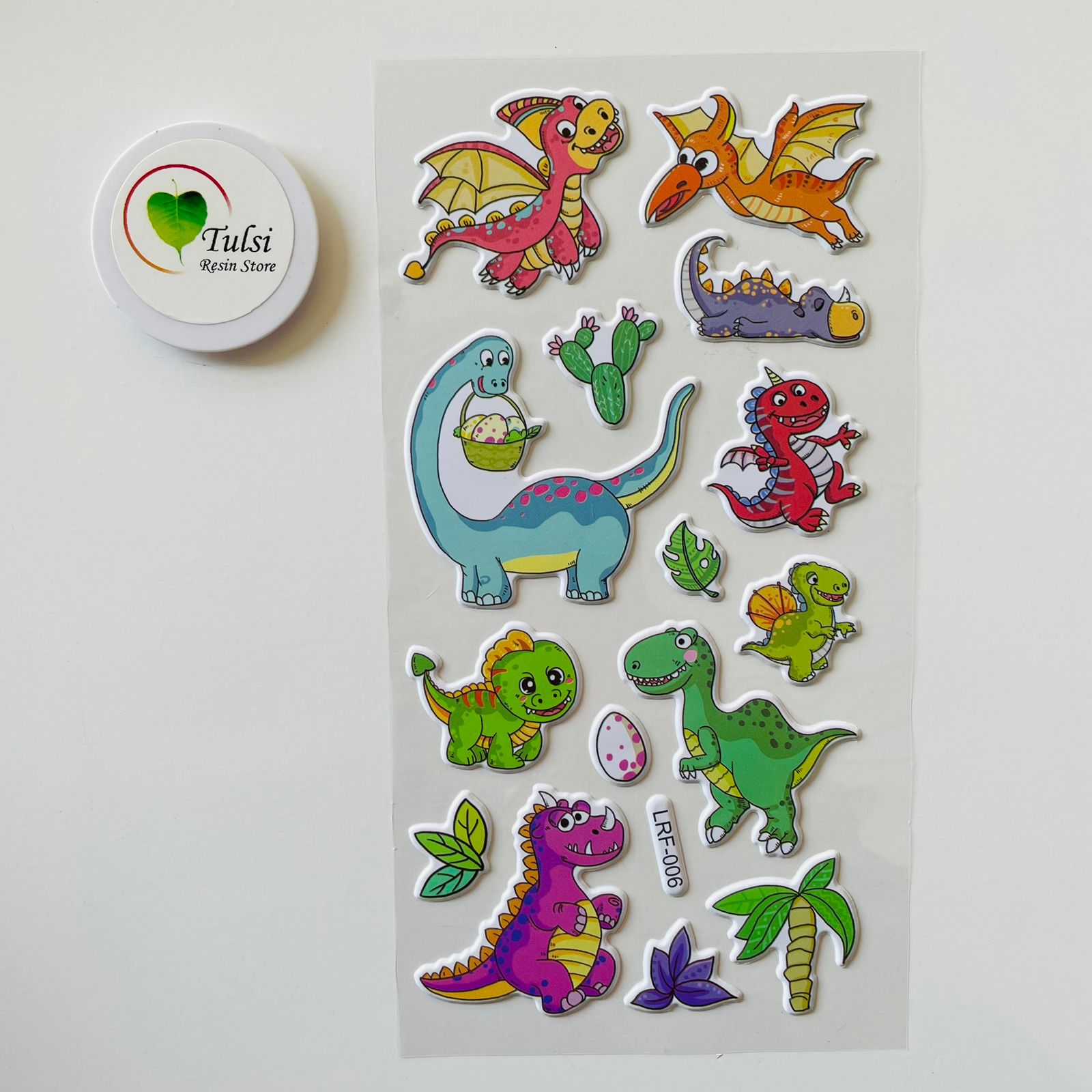 Scrapbook Sticker (Q) - - Tulsi Resin Store