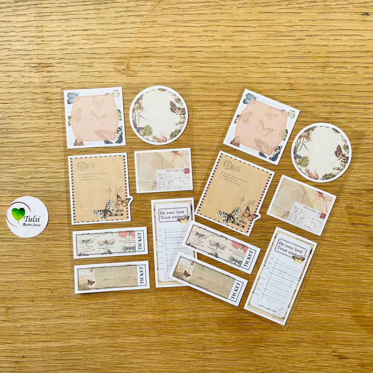 Scrapbook Sticker (E) Tulsi Resin Store