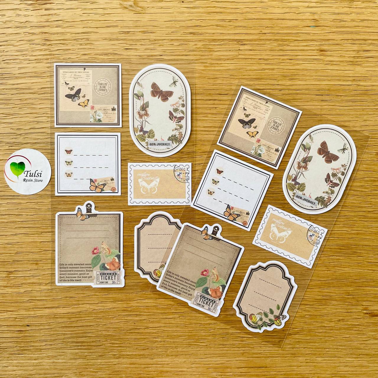 Scrapbook Sticker (E) Tulsi Resin Store