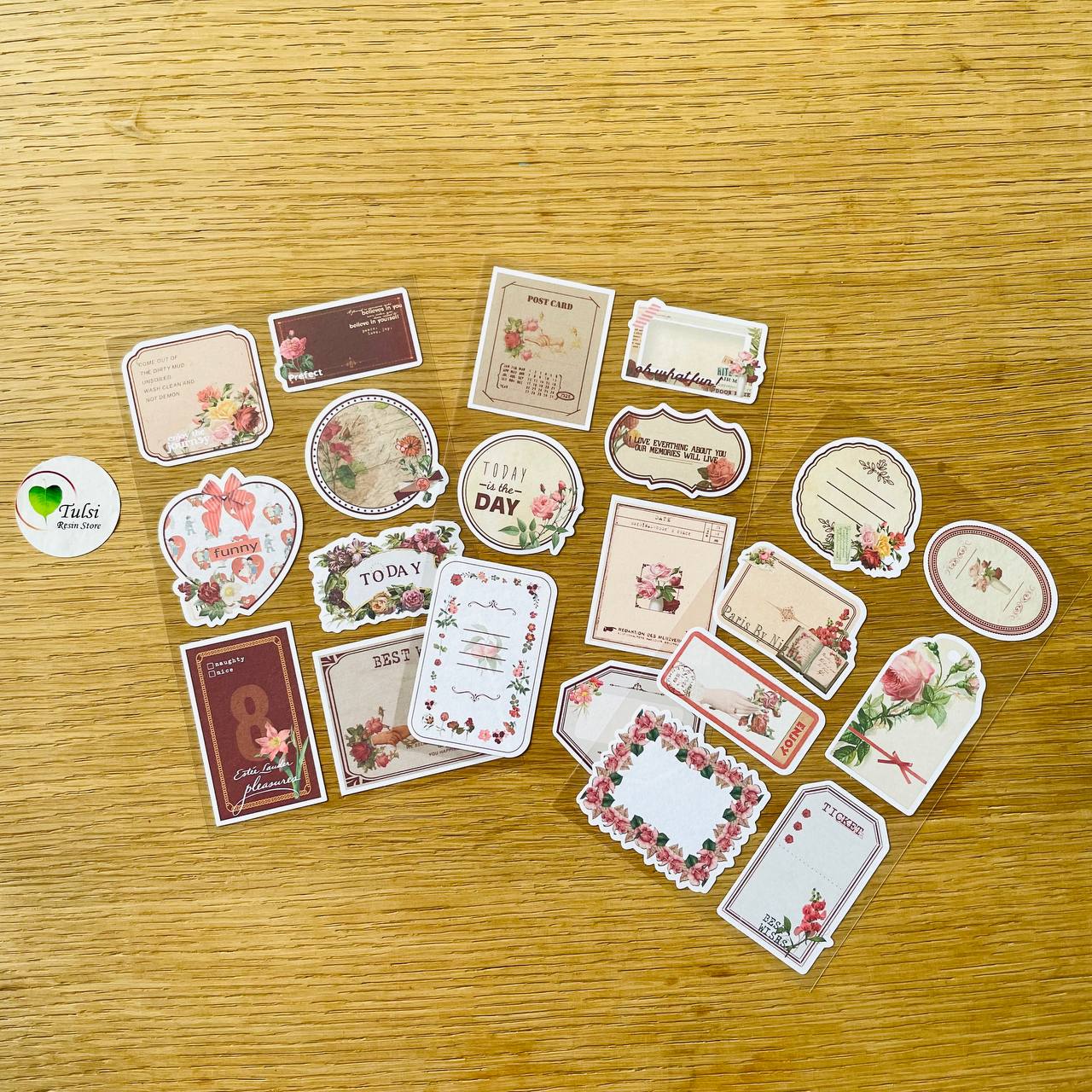 Scrapbook Sticker (G) Tulsi Resin Store