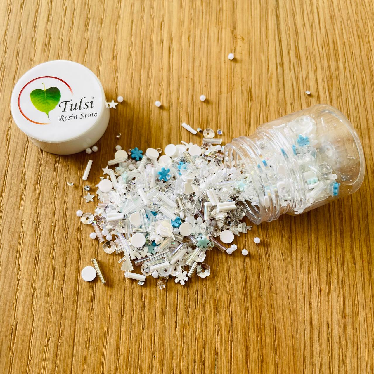 Sequin Mix Snowflakes - - Tulsi Resin Store