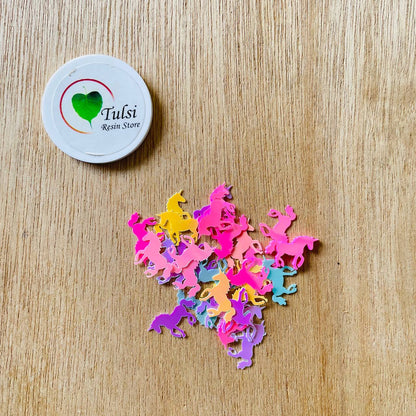 Sequins Colourful Shaker - Big Unicorn Tulsi Resin Store