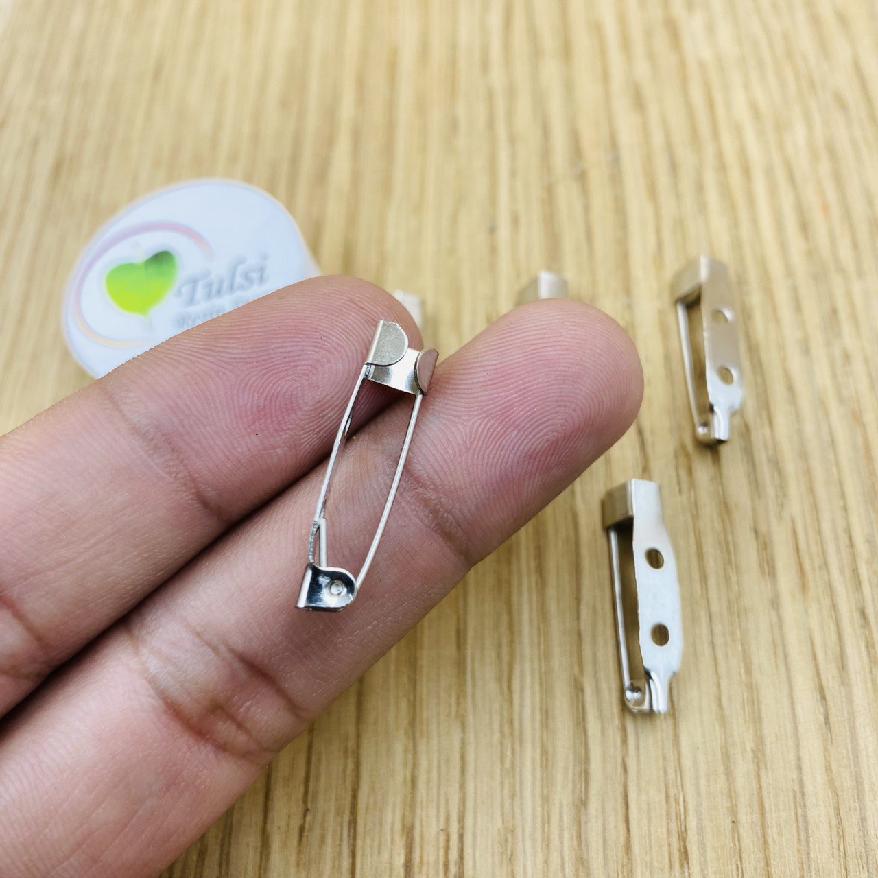 Silver Base Pin (5 pcs) Tulsi Resin Store