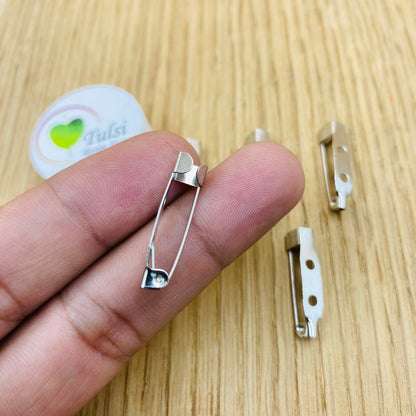 Silver Base Pin (5 pcs) Tulsi Resin Store