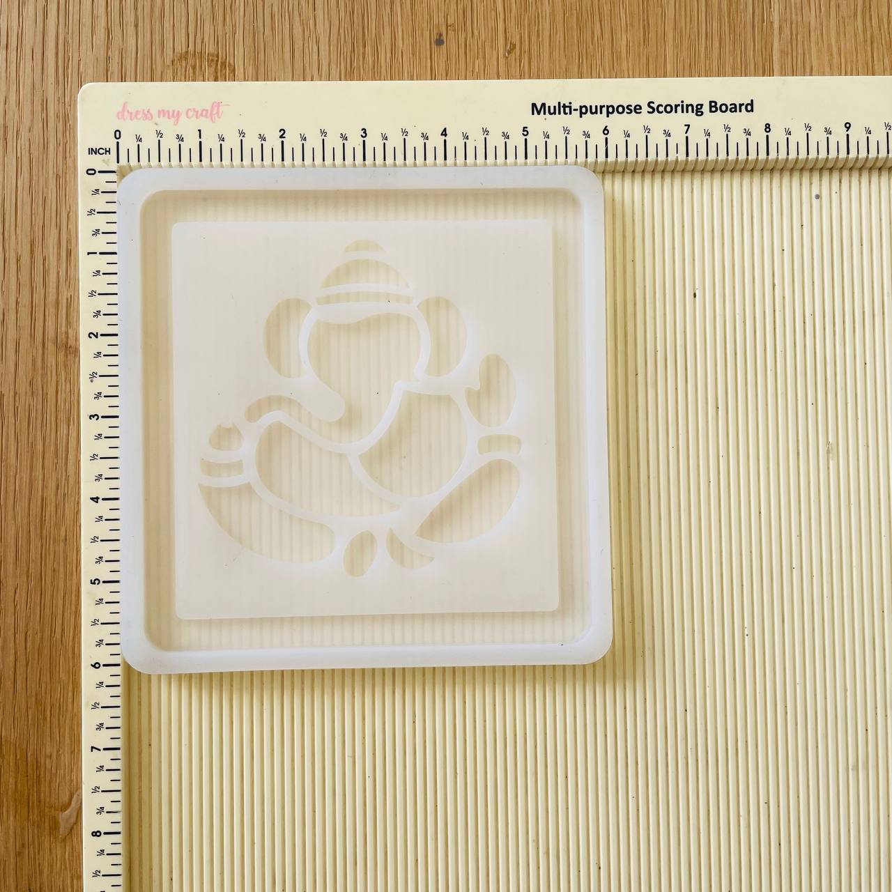 Small Engraved Ganesh Frame Mould (A)