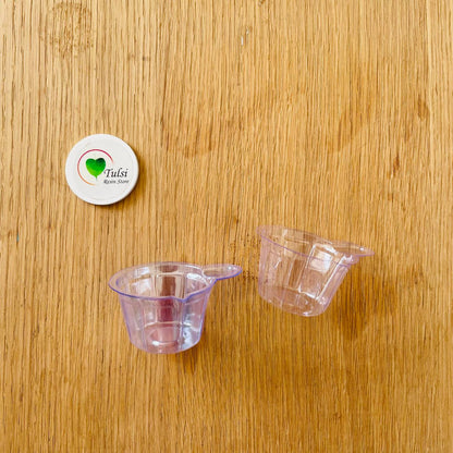 Small plastic Pouring Cup (20) Tulsi Resin Store