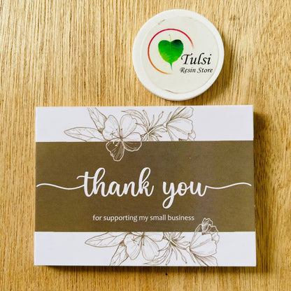 Thankyou Card - Design A Tulsi Resin Store