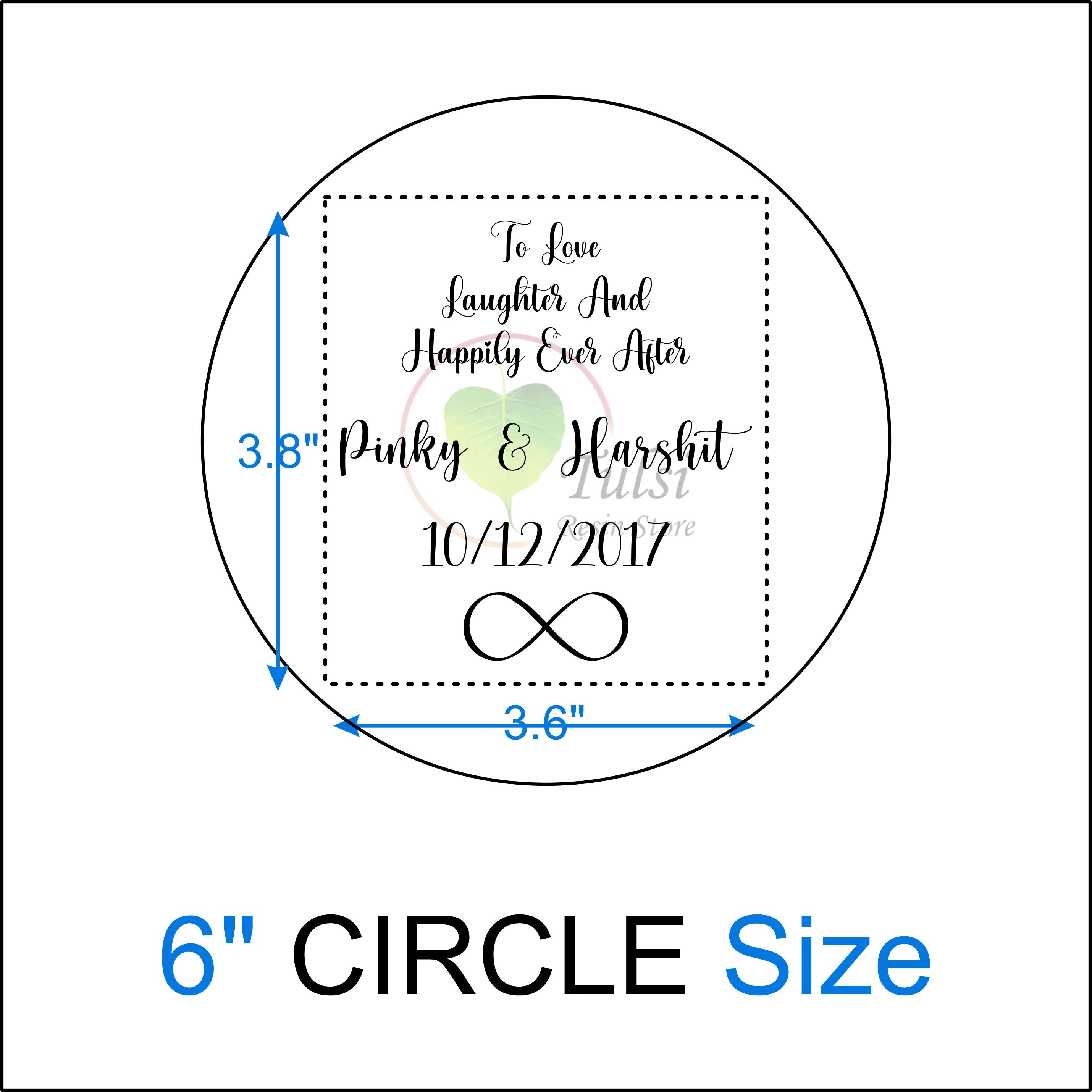 Custom Metal Sticker - Couple Platter (Quotes)