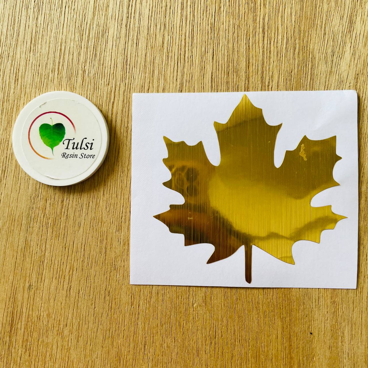 Vinyl Sticker - Big Maple Leaf (2) - - tulsiresin
