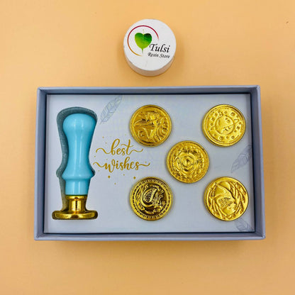 Wax Seal Stamp Pack - Set of 6 Tulsi Resin Store