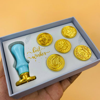 Wax Seal Stamp Pack - Set of 6 Tulsi Resin Store