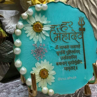 Metal Sticker - Shiv Mantra (C) Tulsi Resin Store