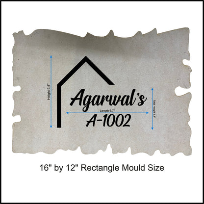 Custom Nameplate Base + Acrylic Name (Design E)