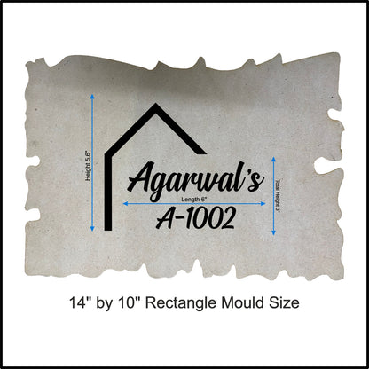 Custom Nameplate Base + Acrylic Name (Design E)