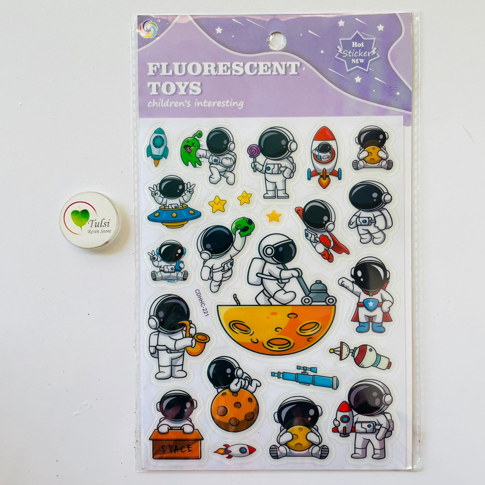 Scrapbook Sticker (T) Tulsi Resin Store