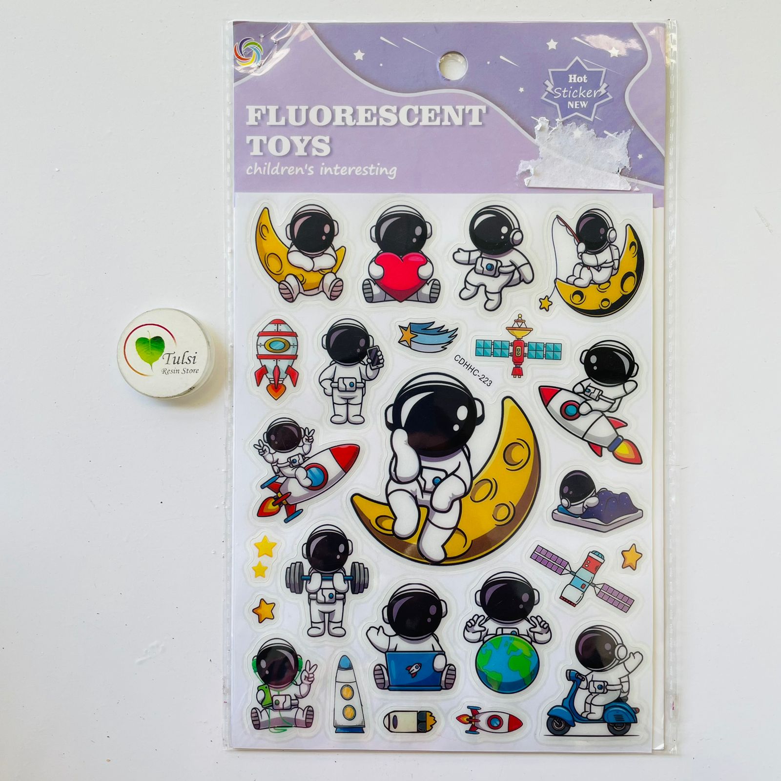 Scrapbook Sticker (T) - - Tulsi Resin Store