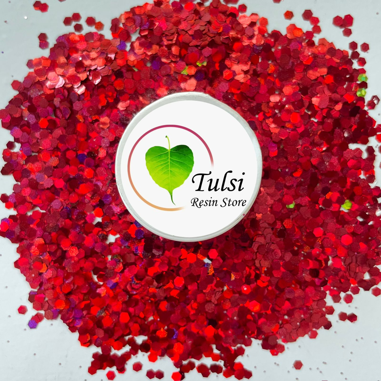 Shaded Chunks - Red - - tulsiresin