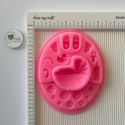 Pink Baby Elements Mould (A)