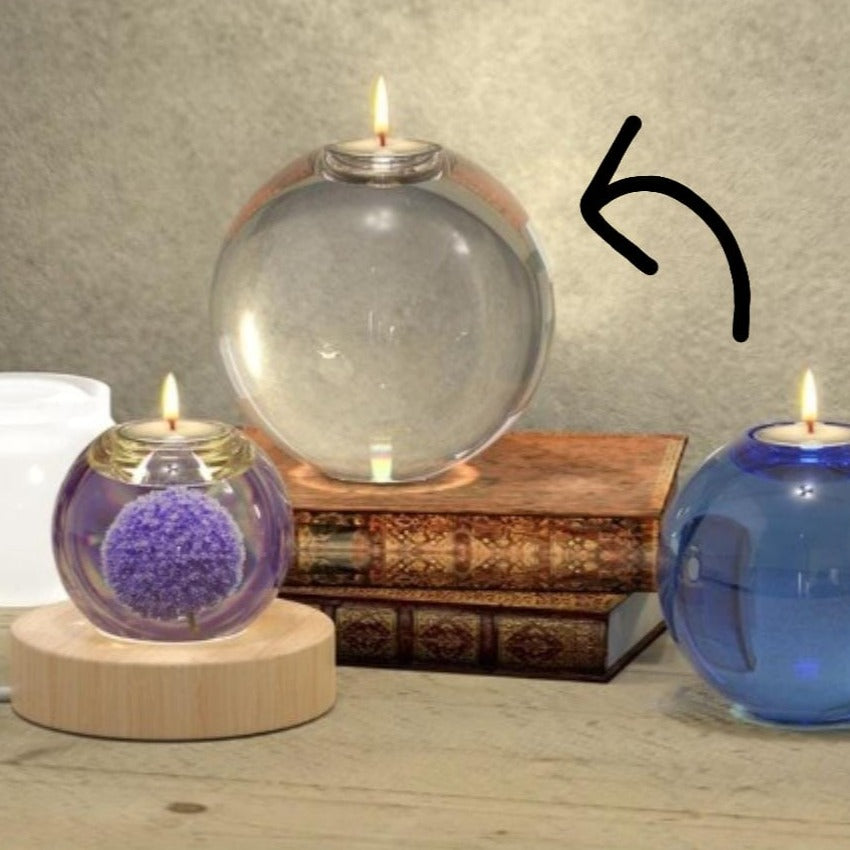 Jumbo Round T-Light Holder Mould