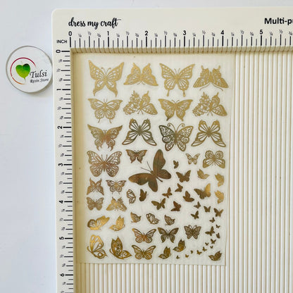 Metal Sticker - A6 Butterfly (B) Tulsi Resin Store