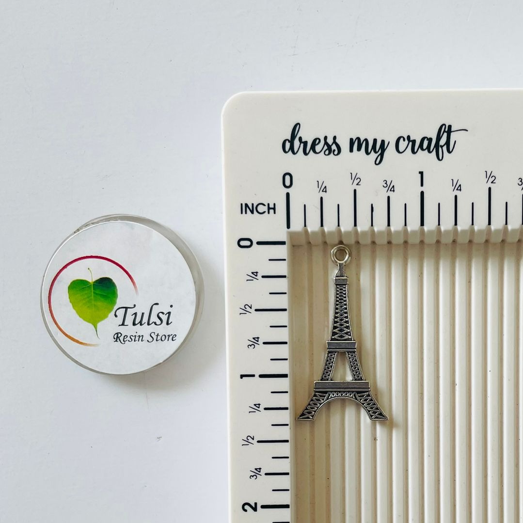 Silver Charm - Eiffel Tower (B) Tulsi Resin Store