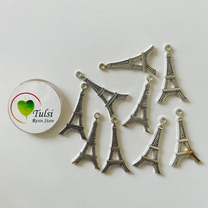 Silver Charm - Eiffel Tower (B) Tulsi Resin Store