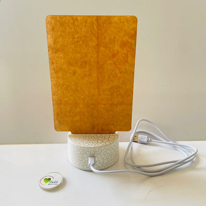 RGB Round led Light With Transparent Acrylic Tulsi Resin Store
