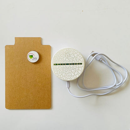 RGB Round led Light With Transparent Acrylic Tulsi Resin Store