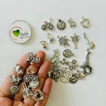 Silver Charm - Mix (B) Tulsi Resin Store