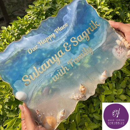 Custom Vinyl Sticker One Line - Silver Tulsi Resin Store