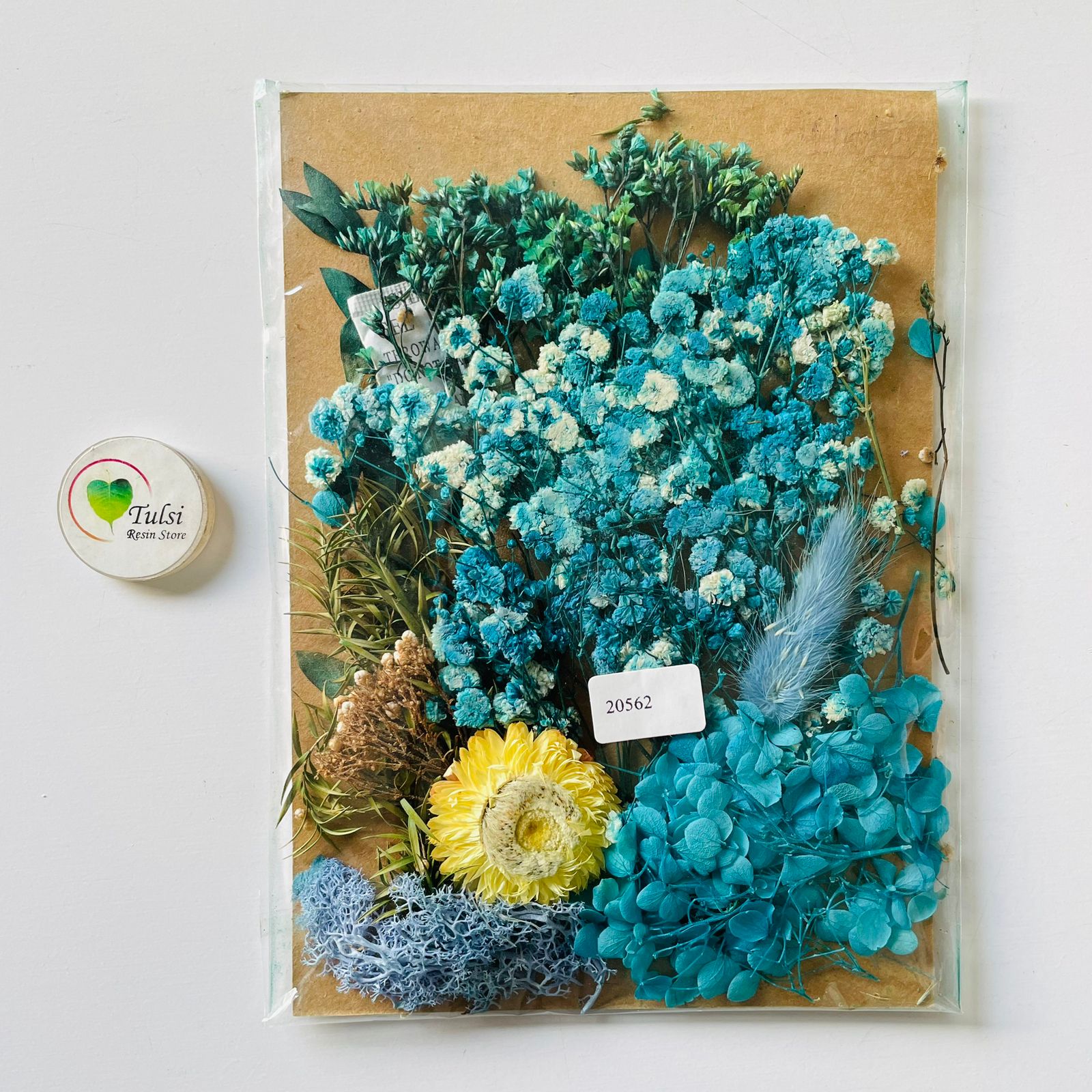 Mix Dry Flower Sheet - A3 Tulsi Resin Store
