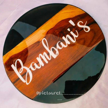 Custom Vinyl Sticker One Line - White Tulsi Resin Store