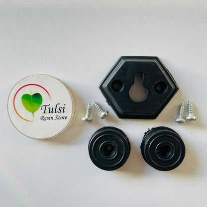 Plastic Hook With 2 Bumper tulsiresin