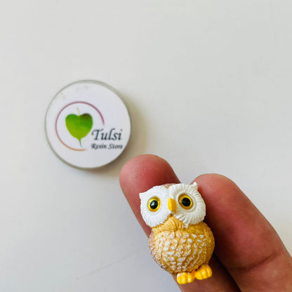 3D Owl Miniature Tulsi Resin Store