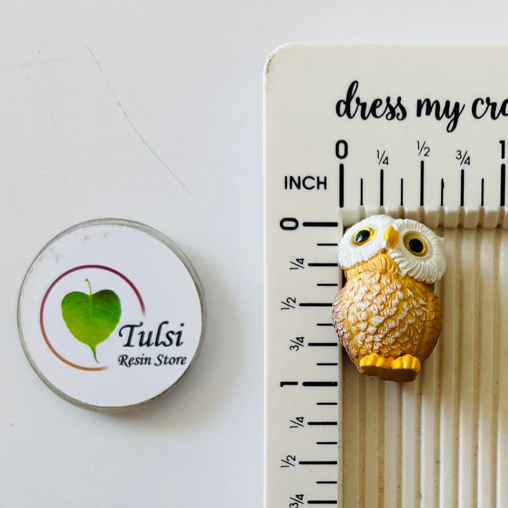 3D Owl Miniature Tulsi Resin Store