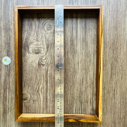 Teakwood Floating Frame (F) - With Acrylic Cutout