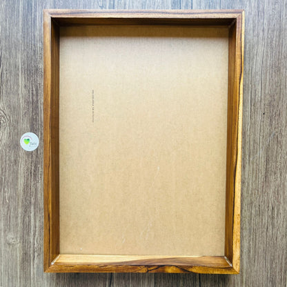 Teakwood Floating Frame (F) - With Acrylic Cutout