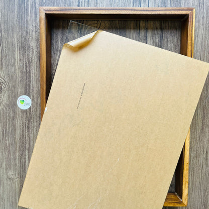 Teakwood Floating Frame (F) - With Acrylic Cutout