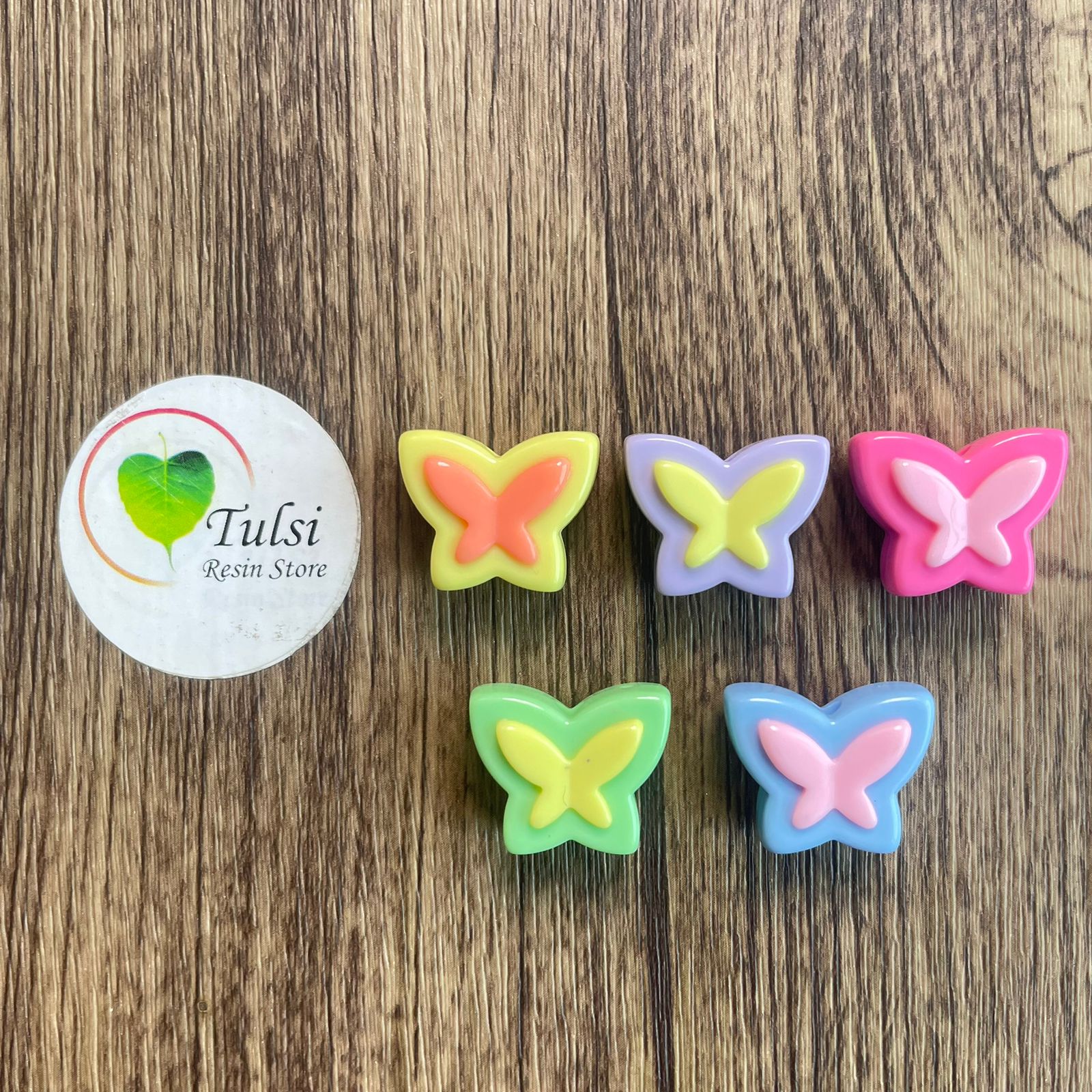 Plastic Butterfly Beads (B) - - Tulsi Resin Store