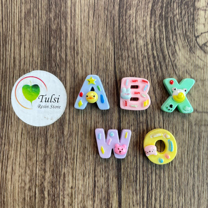 Plastic Charm (G) - Alphabet
