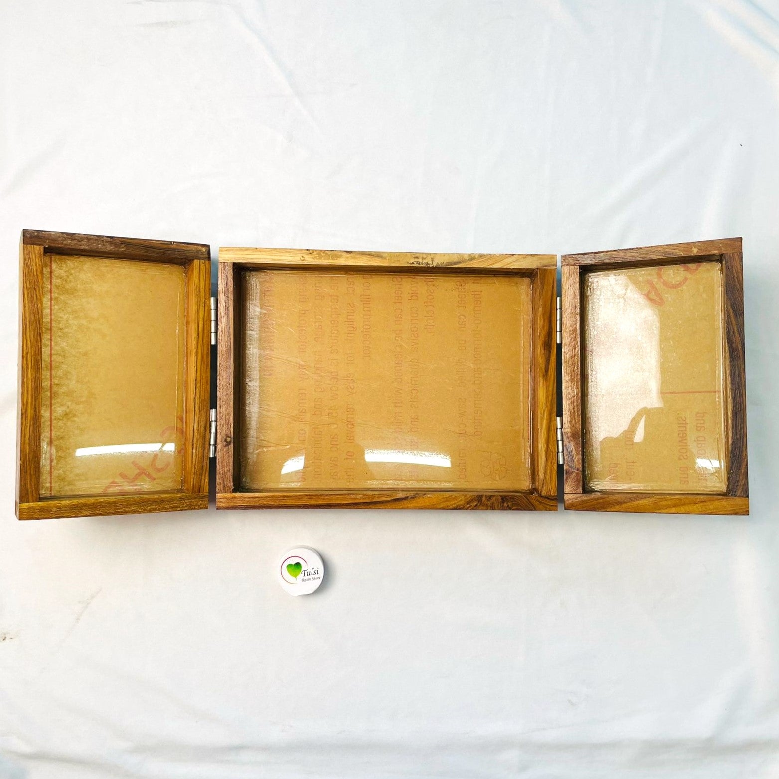 Teakwood Floating Frame (C) - Almirah