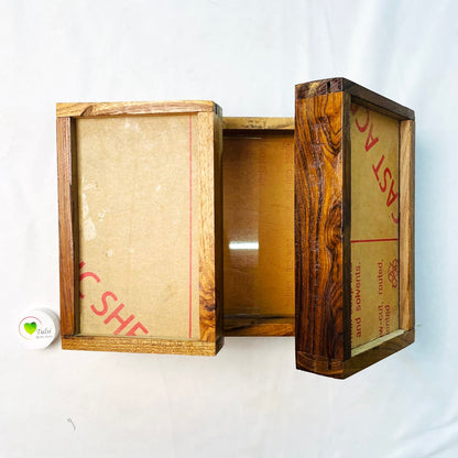 Teakwood Floating Frame (C) - Almirah