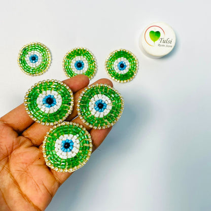 Evil Eye Patch - Green