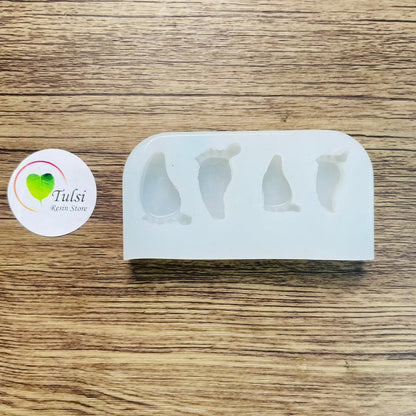 Multi Cavity Small Baby Feet Mould - - Tulsi Resin Store
