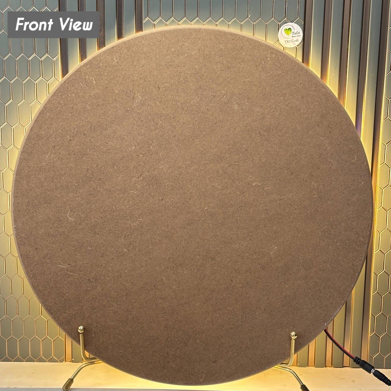 LED Light MDF Base (002) - Round
