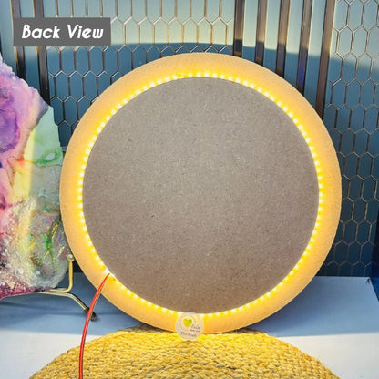 LED Light MDF Base (002) - Round