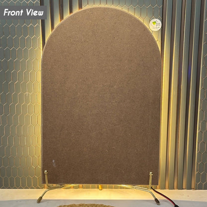 LED Light MDF Base (004) - Arch Shape