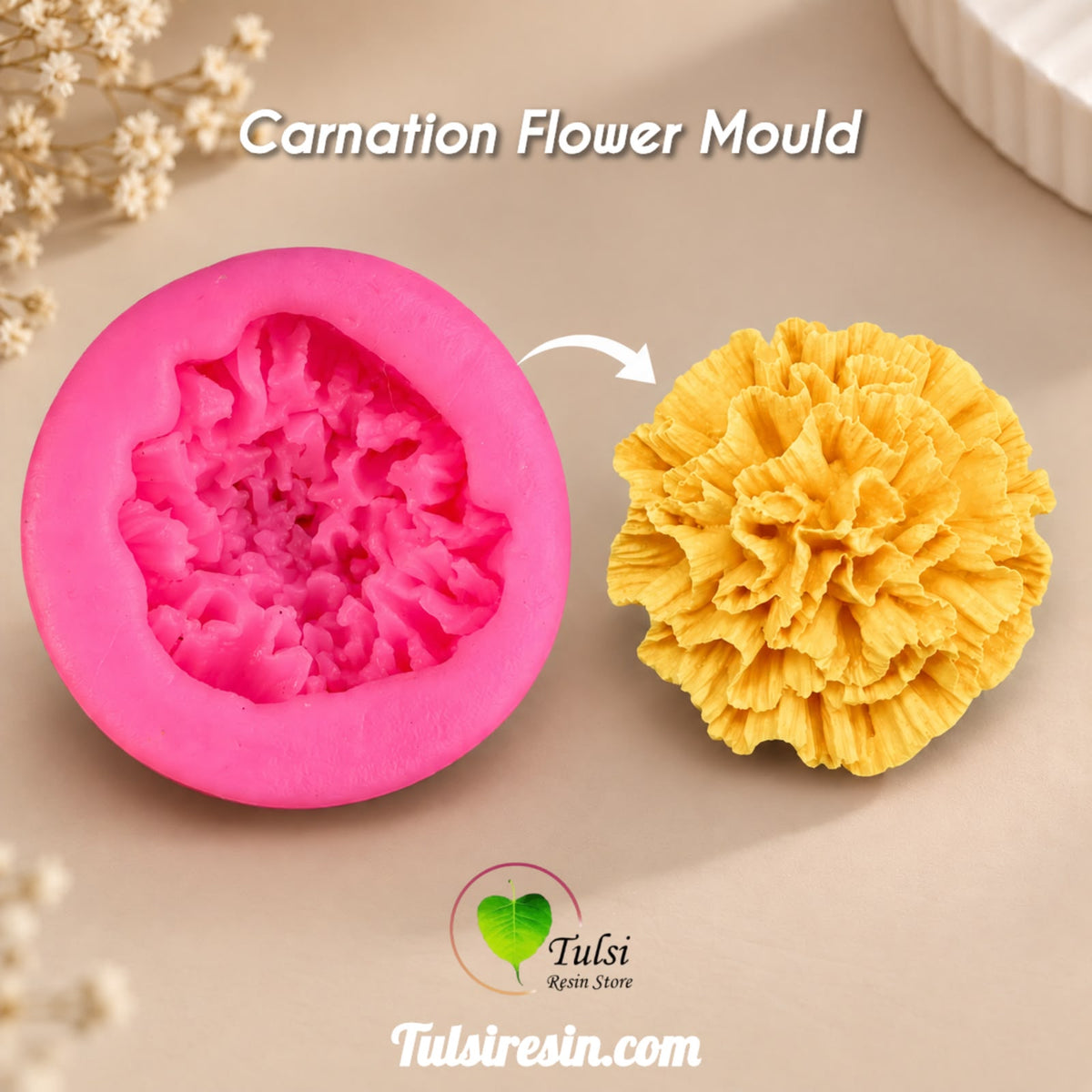 Flower Mould (A33) - Carnation